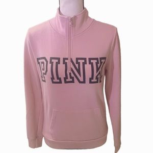 PINK Victoria’s Secret Quarter-Zip Sweatshirt